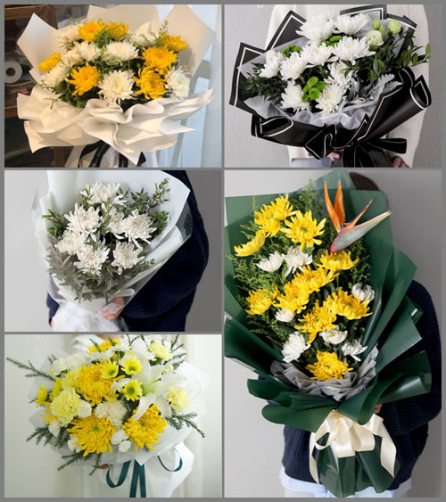 陕西西安市鄠邑区余下镇白事花束代送